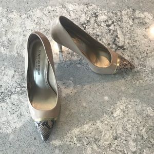 Patent Nude heels